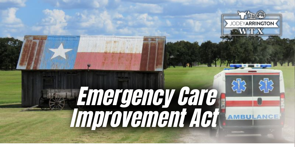Arrington Introduces Bipartisan Emergency Care Improvement Act | U.S ...